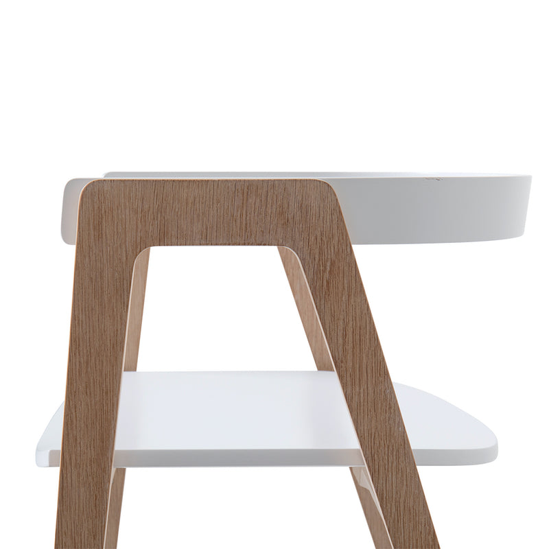 Oliver Furniture  Kinder Armlehnstuhl Wood höhenverstellbar  Weiss/Eiche - Online MY SNOWFLAKE
