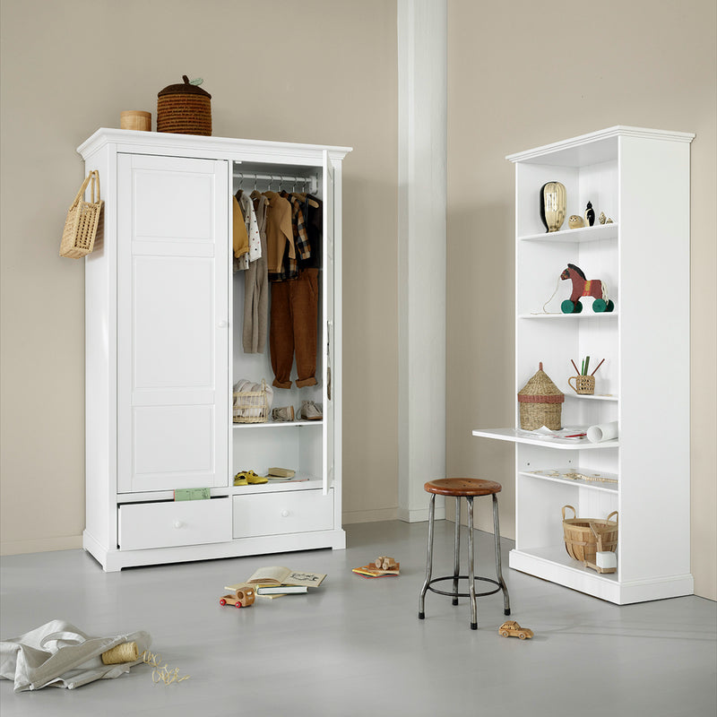 Oliver Furniture  Seaside Kleiderschrank 2-türig  Weiss - Online MY SNOWFLAKE
