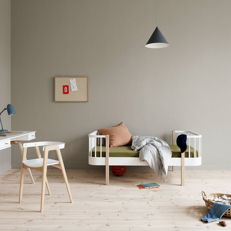 Oliver Furniture  Original Juniorbett Wood 90 x 160 cm  Weiss/Eiche - Online MY SNOWFLAKE