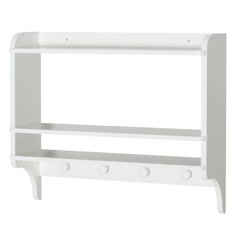 Oliver Furniture  Seaside Bücherregal mit Haken  Weiss - Online MY SNOWFLAKE