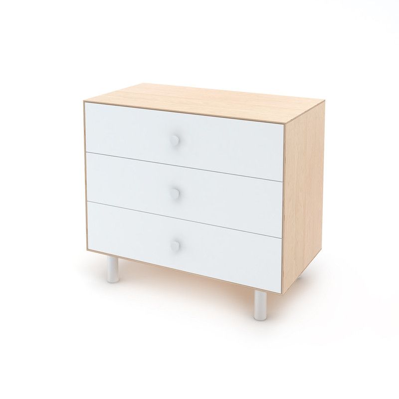 Oeuf NYC <br/> Merlin Kommode Classic <br/> Birke/Weiss,Wickelkommoden, Oeuf NYC - SNOWFLAKE kindermöbel concept store