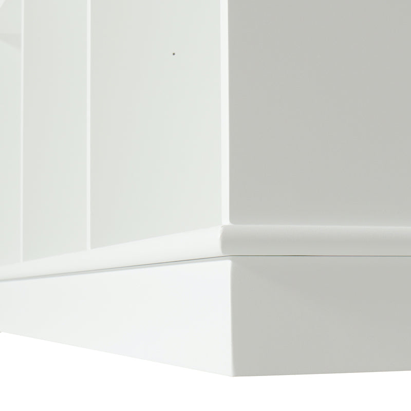 Oliver Furniture  Wood Standregal 3x5 Fächer m. Sockel  Weiss - Online MY SNOWFLAKE
