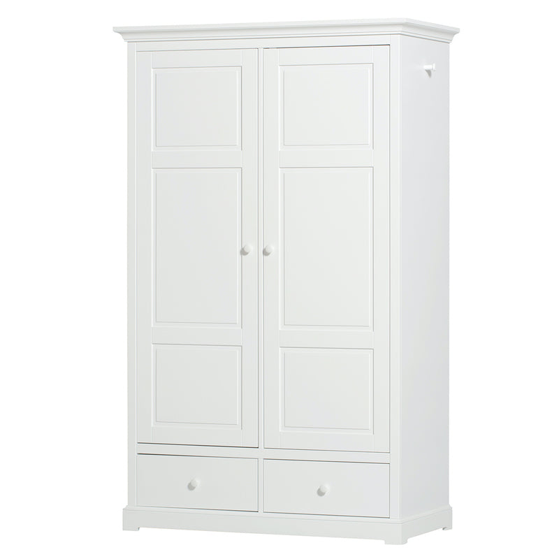 Oliver Furniture  Seaside Kleiderschrank 2-türig  Weiss - Online MY SNOWFLAKE