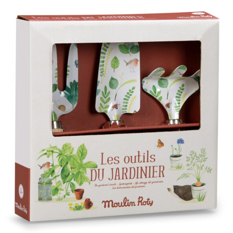 Moulin Roty Garten-Set für Kinder mit Gärtnerwerkzeug