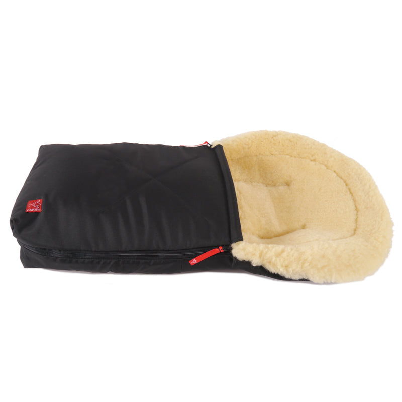 Kaiser  Lammfell Fusssack 'Emma' für Babyschale/Babywanne  Black - Online MY SNOWFLAKE