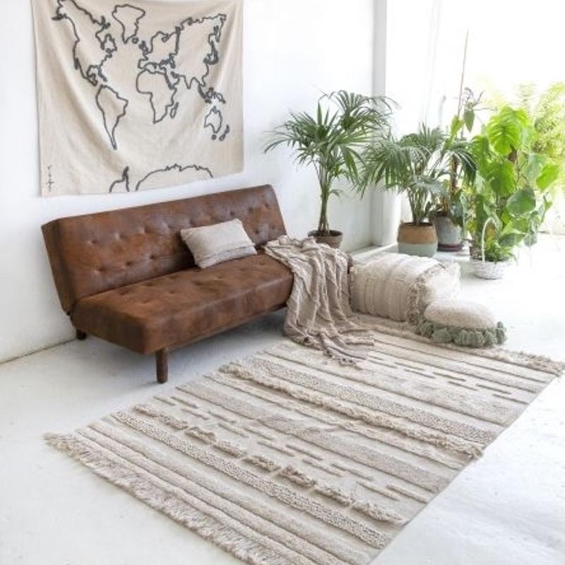 Lorena Canals  Baumwollteppich Air waschbar  Natural