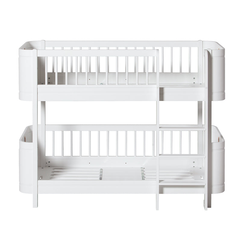 Oliver Furniture  Wood Mini+ Halbhohes Etagenbett  Weiss - Online MY SNOWFLAKE