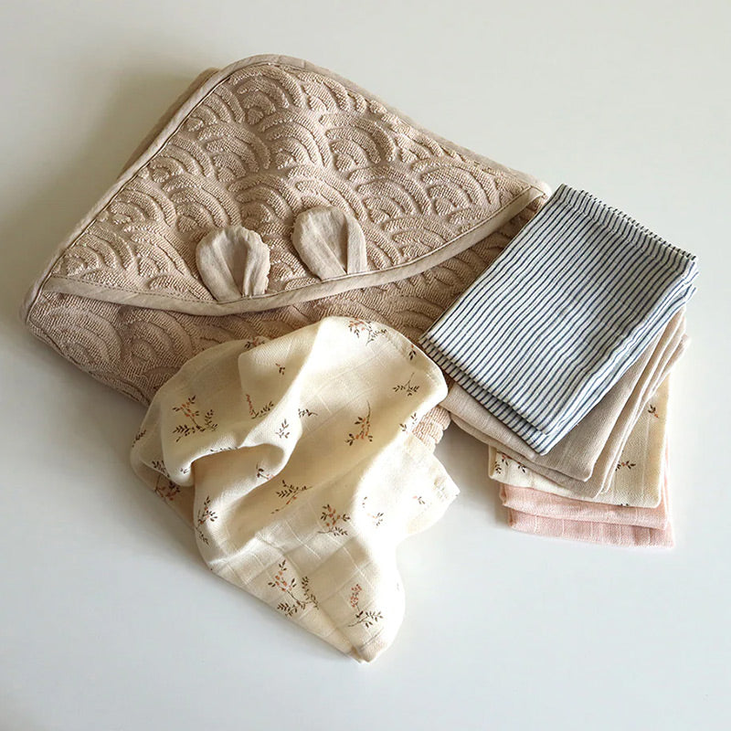 Cam Cam Copenhagen  3er Set Mulltücher   Mix Mix Ashley, Coral, Latte - Online MY SNOWFLAKE