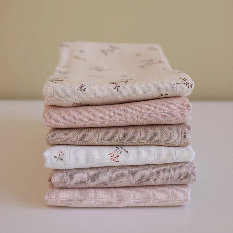 Cam Cam Copenhagen  3er Set Mulltücher   Mix Mix Ashley, Coral, Latte - Online MY SNOWFLAKE