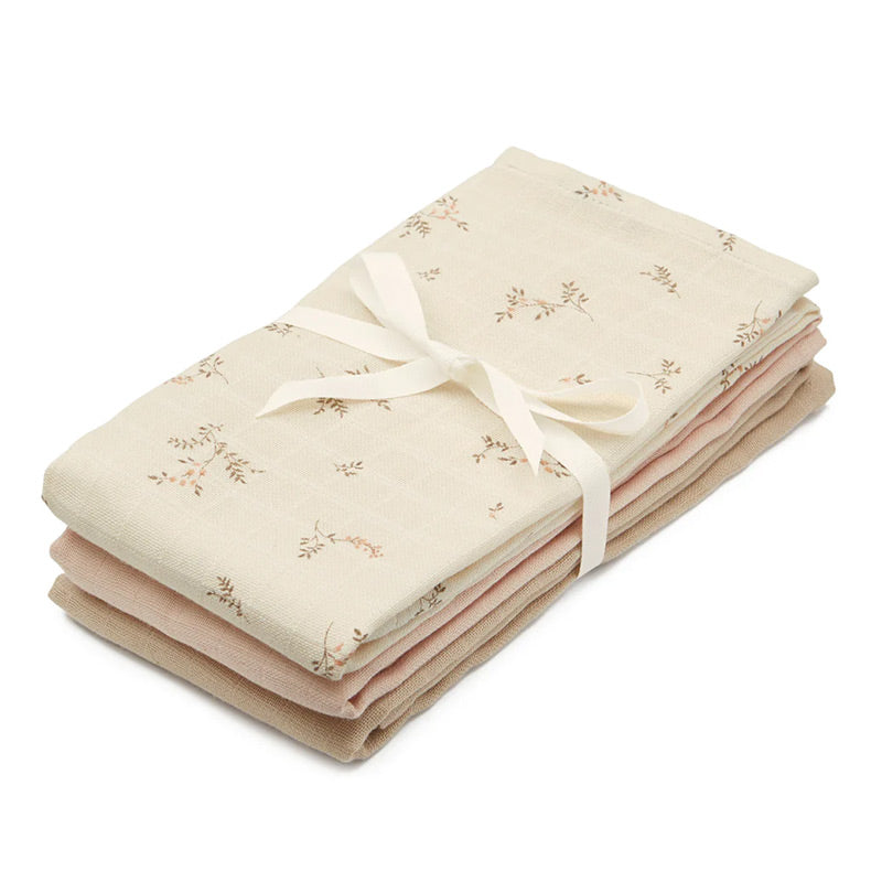 Cam Cam Copenhagen  3er Set Mulltücher   Mix Mix Ashley, Coral, Latte - Online MY SNOWFLAKE