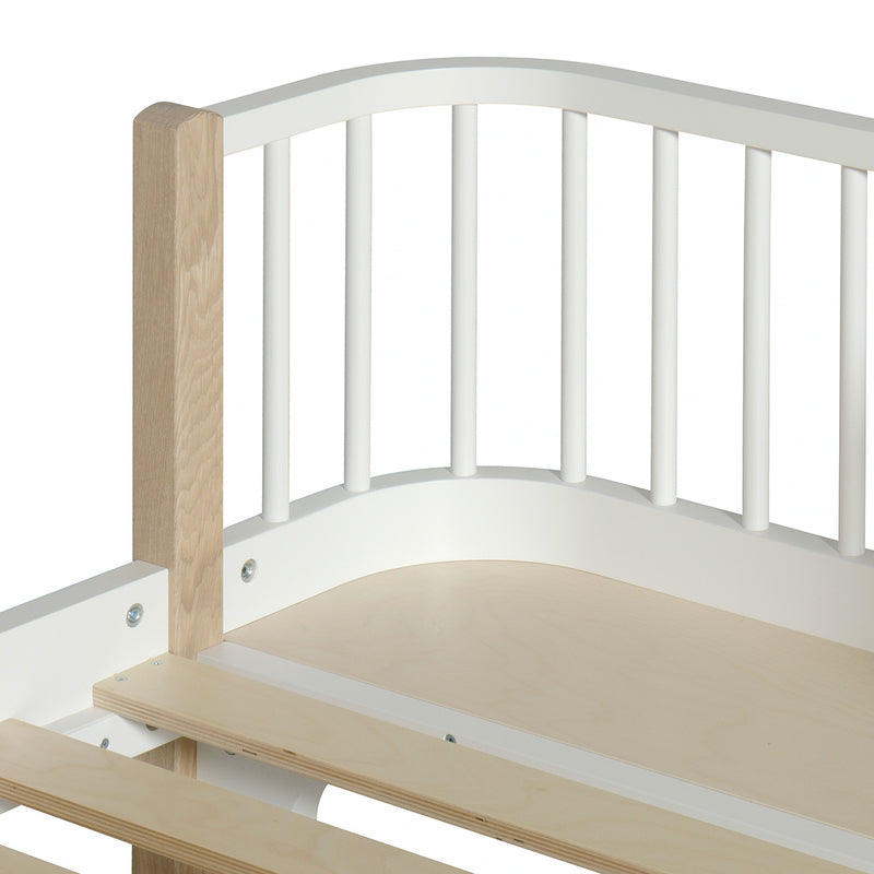 Oliver Furniture  Original Einzelbett Wood 90 x 200 cm  Weiss/Eiche - Online MY SNOWFLAKE
