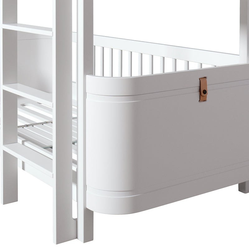 Oliver Furniture  Wood Mini+ Halbhohes Etagenbett  Weiss - Online MY SNOWFLAKE