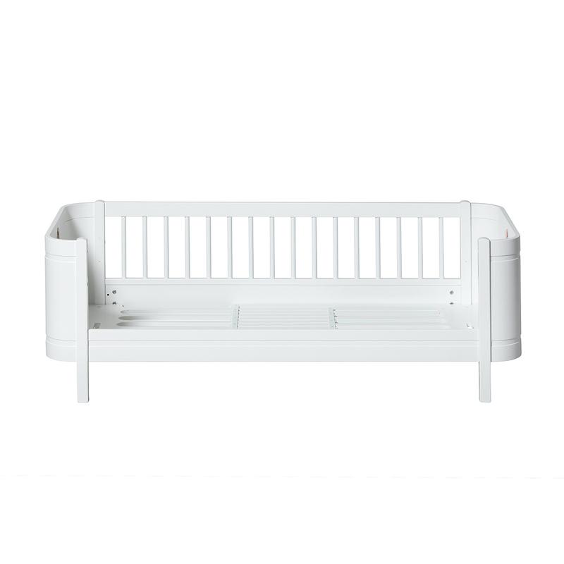 Oliver Furniture  Umbauset Wood Mini+ halbhohes Hochbett zum Juniorbett  Weiss