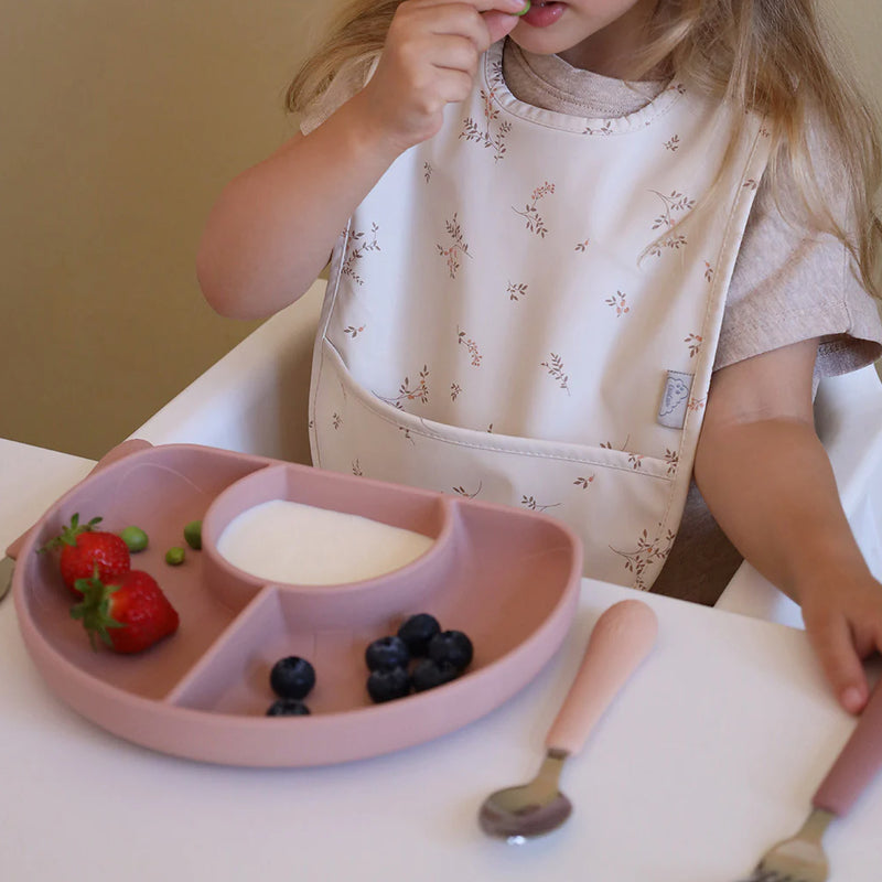 2er Set Lätzchen in beige bedruckt und rosa uni von Cam Cam Copenhagen