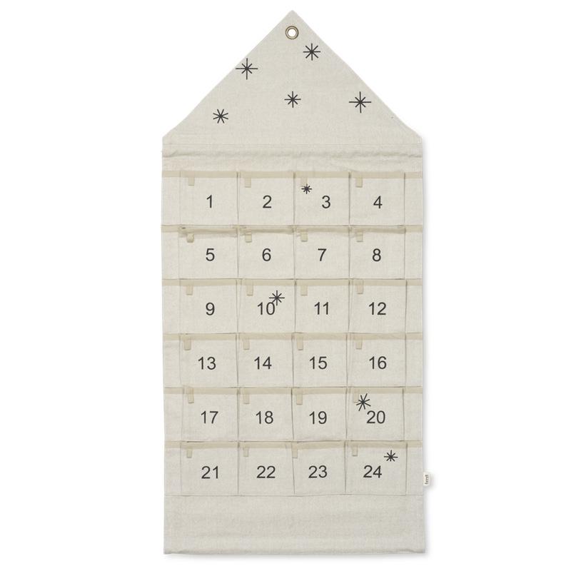 Ferm Living  Adventskalender Star  Sand - Online MY SNOWFLAKE