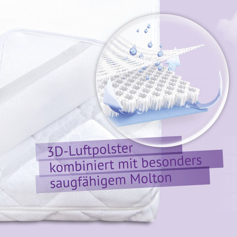 Träumeland <br/> Nässeschutzauflage Airsafe 3-D 70x140 <br/> Weiss,Nässeschutzauflagen, Träumeland - SNOWFLAKE kindermöbel concept store