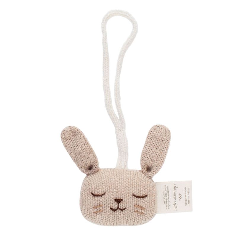 Main Sauvage  Anhänger für Spielbogen/Baby Gym 'Bunny'  Sand - Online MY SNOWFLAKE