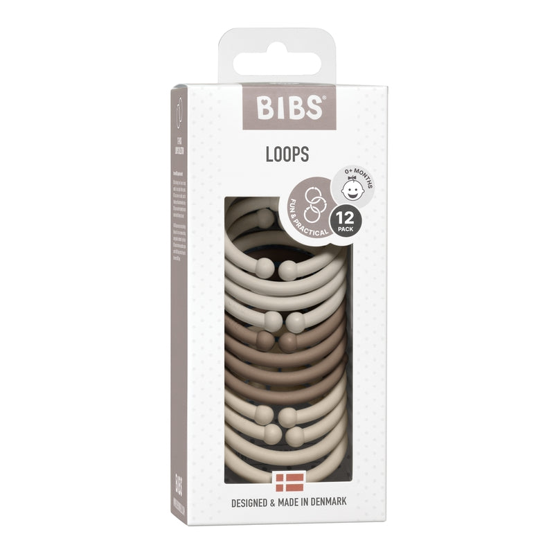 Bibs  Loops 12er Set  Sand/Dark Oak/Vanilla - Online MY SNOWFLAKE