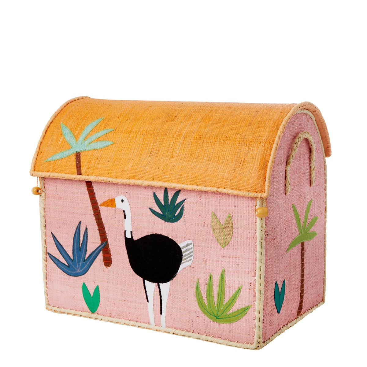 Rice  Aufbewahrungskorb Mittel  Pink Jungle - Online MY SNOWFLAKE