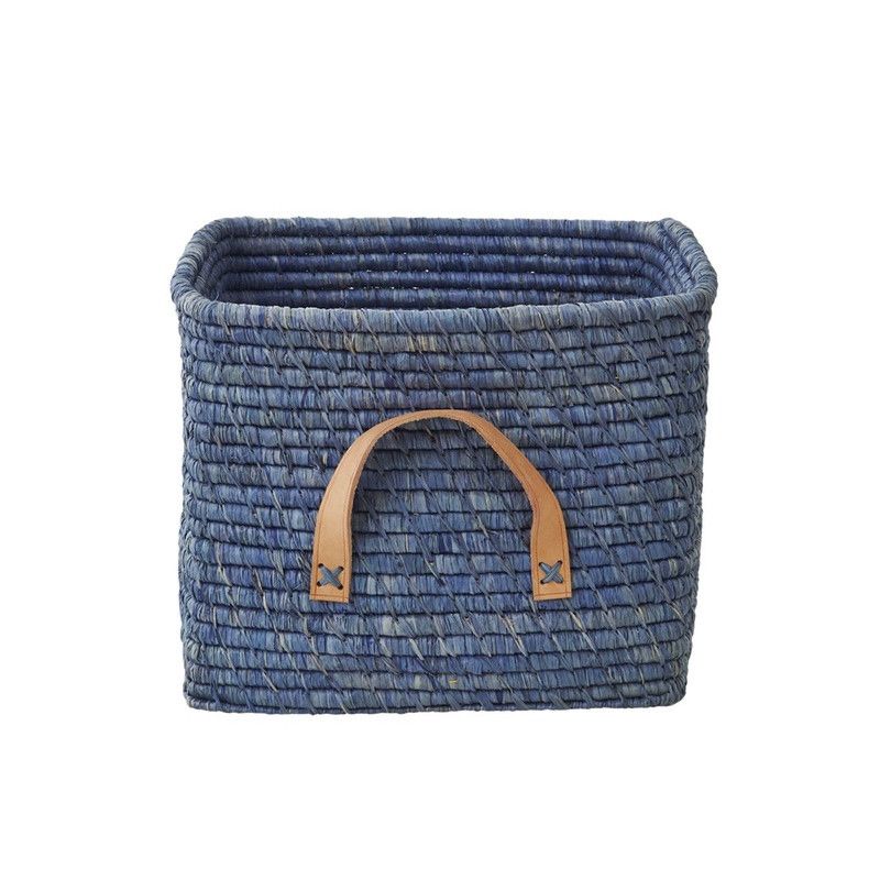 Rice <br> Klassischer Aufbewahrungskorb <br> Blau,Körbe, Rice - SNOWFLAKE kindermöbel concept store