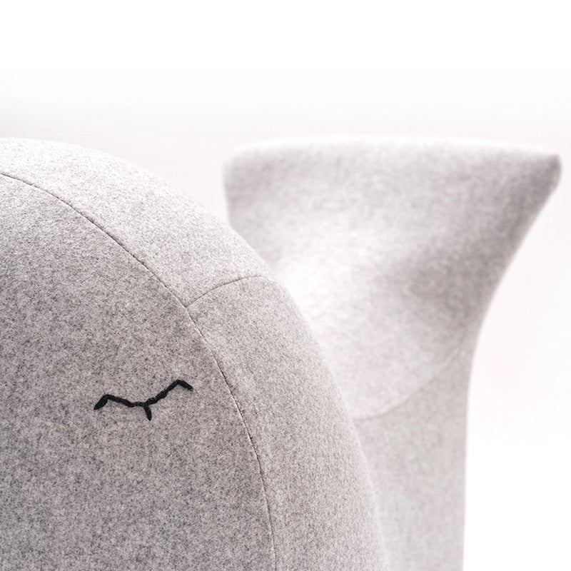 Bada & Bou Balancelle-baleine "ba" Gris chiné