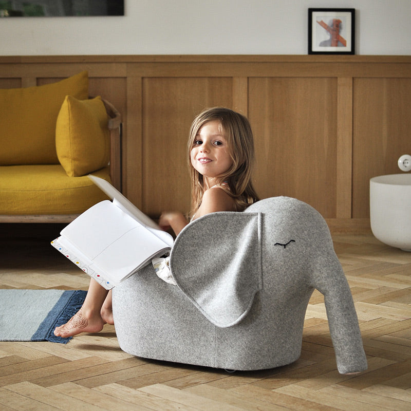 Bada & Bou  Roll-Elefant  Grey Melange - Online MY SNOWFLAKE