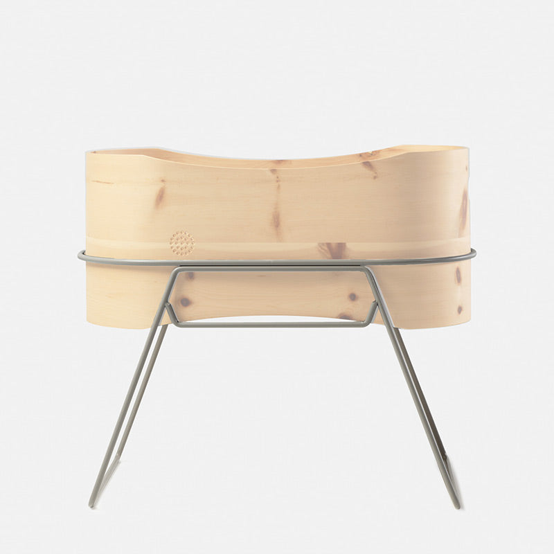 Benni's Nest – Gestell für Babybett – Beistellbett Gestell – Silber