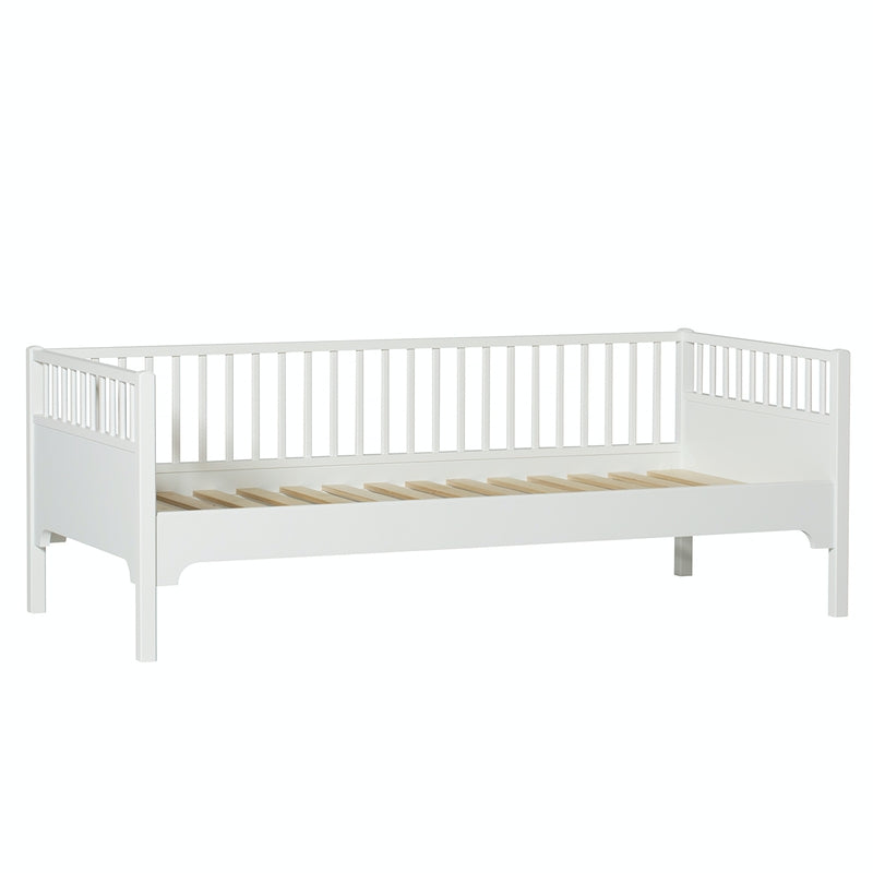 Oliver Furniture Kit de conversion Seaside Lit mi-hauteur surélevé Junior en banquette-lit 90x200cm Blanc