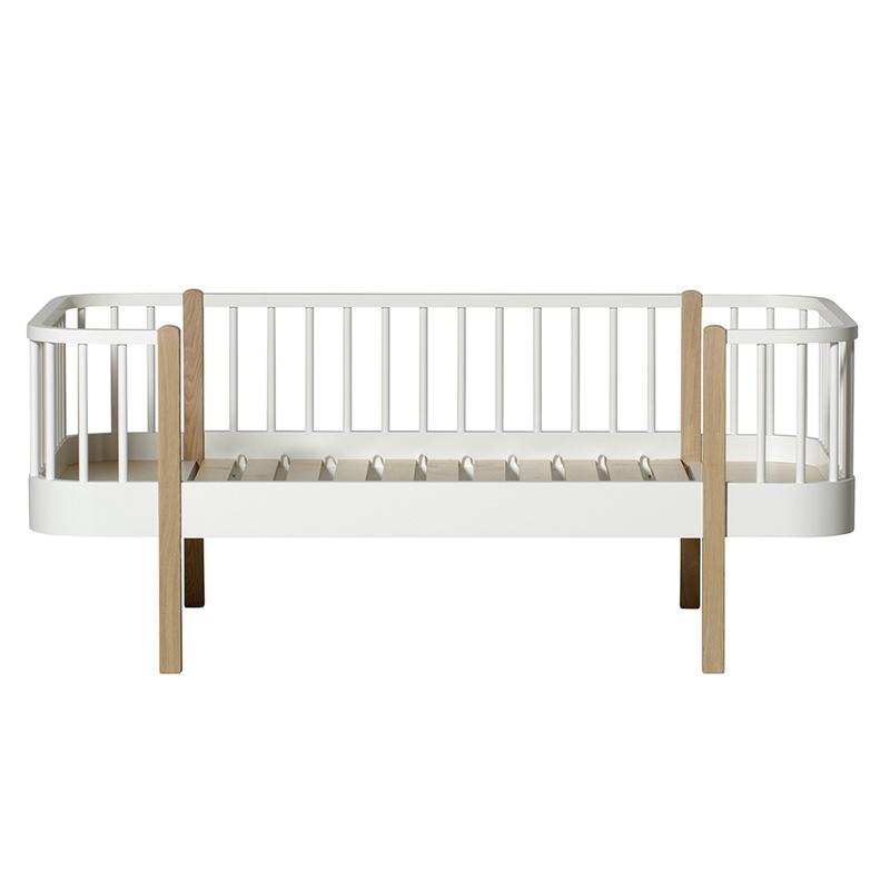Oliver Furniture  Original Junior Bettsofa Wood 90 x 160 cm  Weiss/Eiche - Online MY SNOWFLAKE