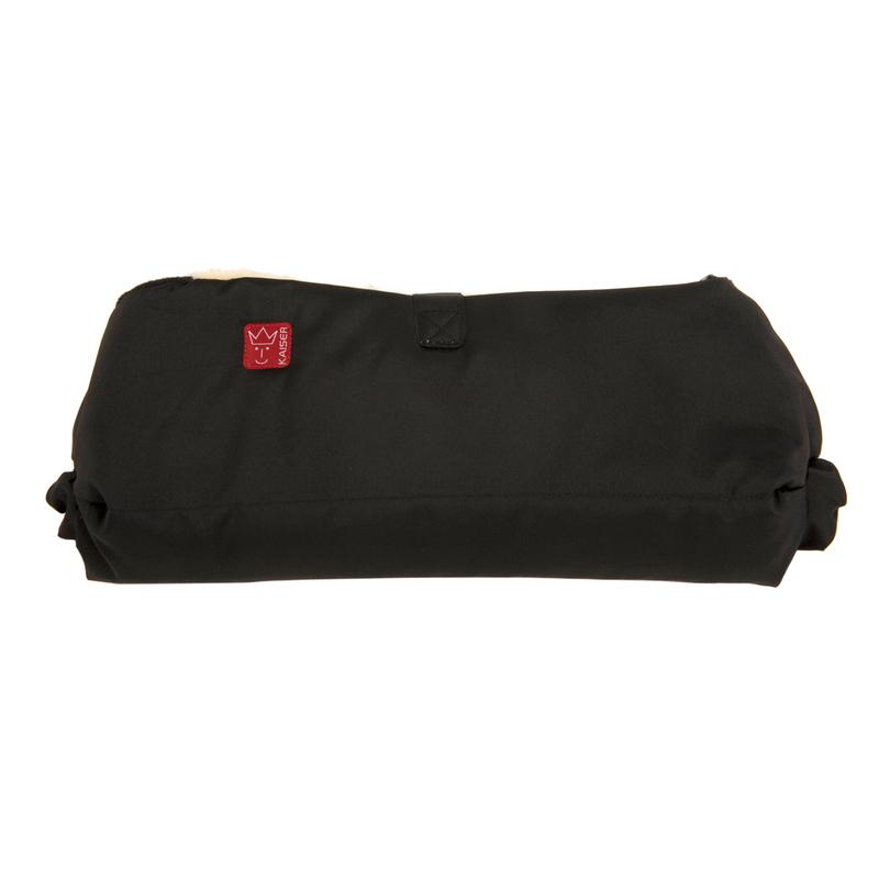 Kaiser  Lammfell Handwärmer Big Double für Kinderwagen  Black - Online MY SNOWFLAKE