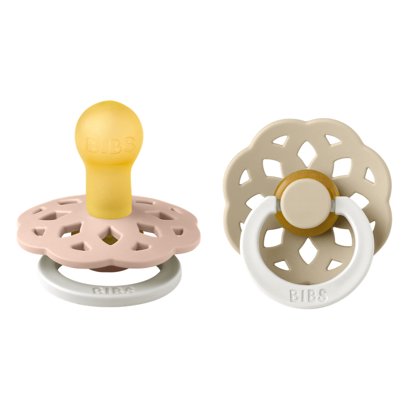 Bibs  Schnuller 0-6 Monate 2er Pack Boheme 'Glow in the dark'  Blush/Vanilla - Online MY SNOWFLAKE