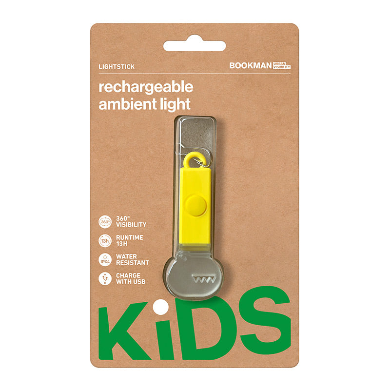 Bookman  Sicherheits-Licht-Stick für Kinder  Dinosaur Yellow - Online MY SNOWFLAKE