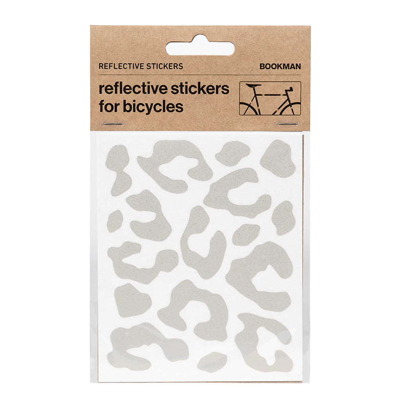 Bookman  Reflektierende Leopard Sticker  White - Online MY SNOWFLAKE