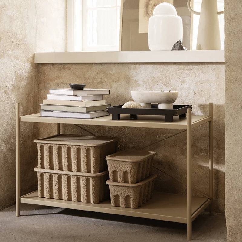 Ferm Living  Aufbewahrungsbox 'small' Papier 2er Set  Brown - Online MY SNOWFLAKE