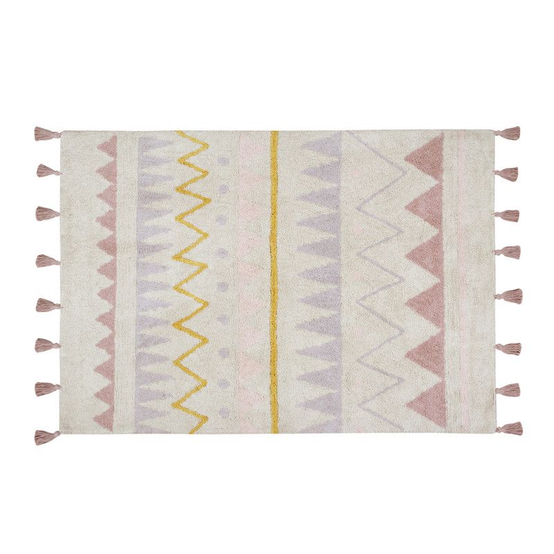 Lorena Canals <br/> Baumwollteppich Azteca waschbar <br/> Nude,Teppiche, Lorena Canals - SNOWFLAKE kindermöbel concept store
