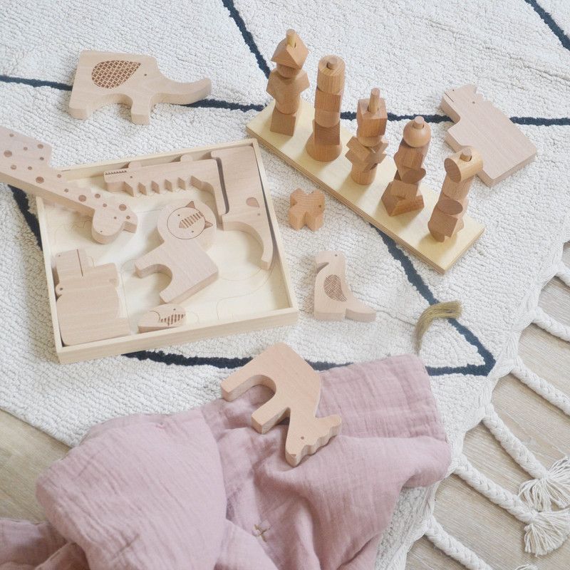 Lorena Canals <br/> Baumwollteppich Bereber waschbar <br/> Beige,Teppiche, Lorena Canals - SNOWFLAKE kindermöbel concept store