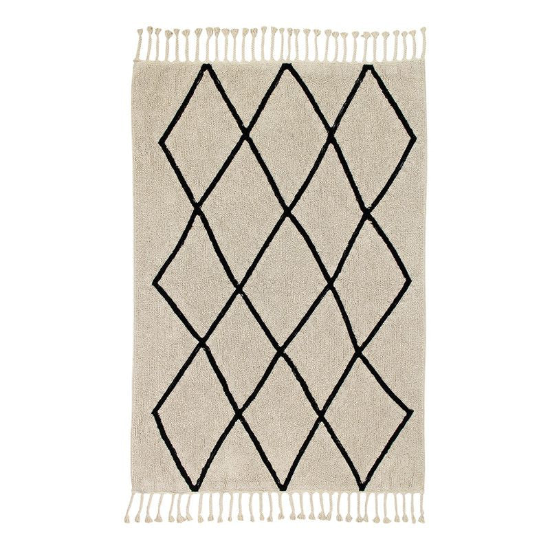 Lorena Canals <br/> Baumwollteppich Bereber waschbar <br/> Beige,Teppiche, Lorena Canals - SNOWFLAKE kindermöbel concept store