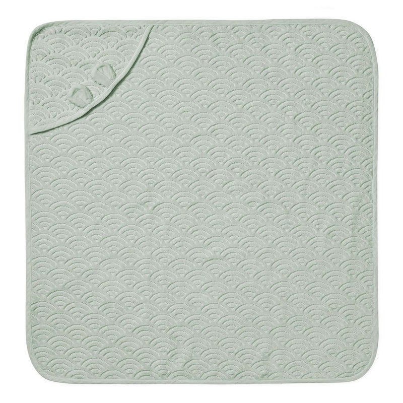 Cam Cam Copenhagen  Kapuzenbadetuch  Dusty Green - Online MY SNOWFLAKE