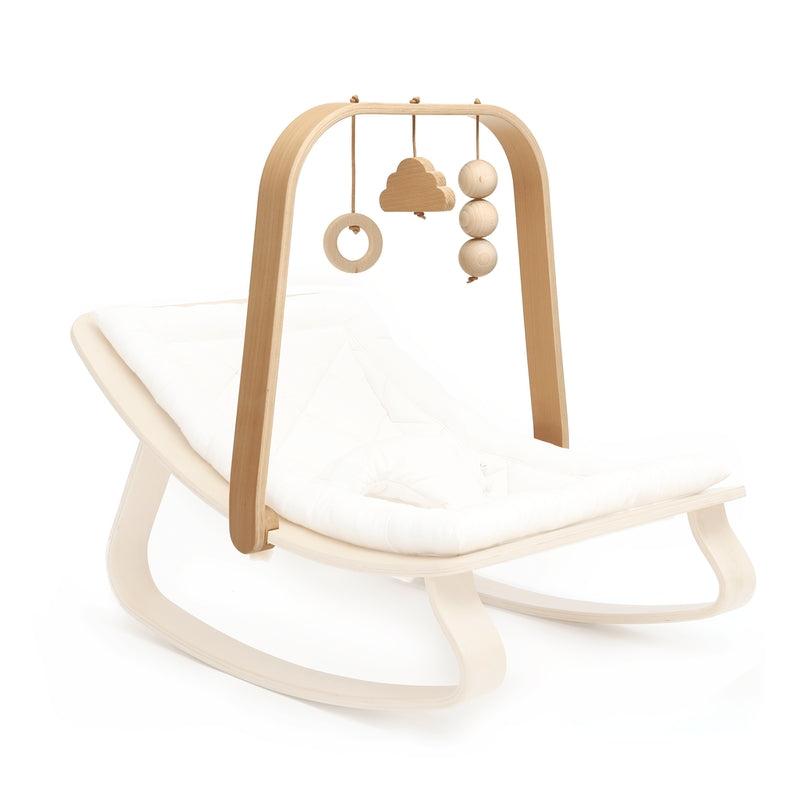 Charlie Crane  Spielbogen/Baby Gym mit Anhängern für LEVO Babywippe  Buche - Online MY SNOWFLAKE