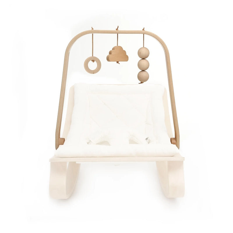 Charlie Crane  Spielbogen/Baby Gym mit Anhängern für LEVO Babywippe  Buche - Online MY SNOWFLAKE