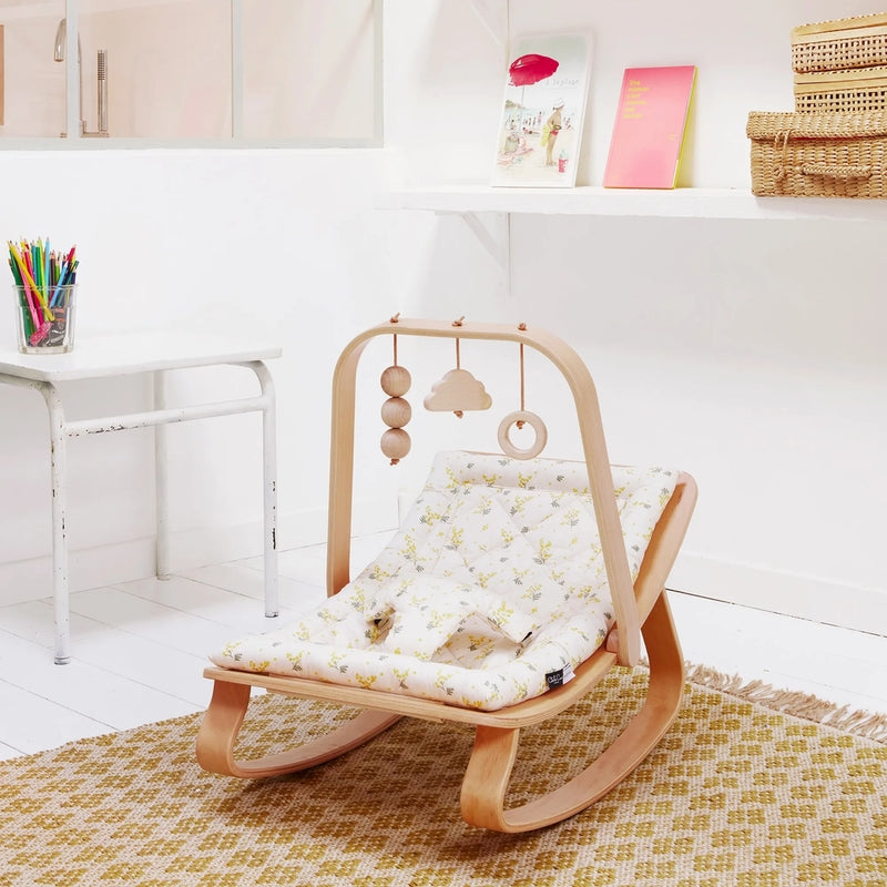 Charlie Crane  Spielbogen/Baby Gym mit Anhängern für LEVO Babywippe  Buche - Online MY SNOWFLAKE
