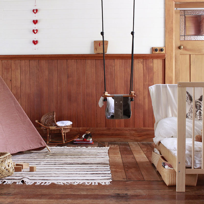 Solvej Swings  Baby- und Kinder Schaukel  Classic Taupe