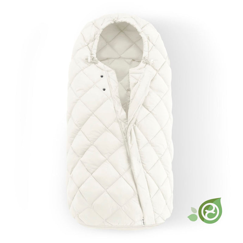 Fusssack in Beige für den Kinderwagen von Cybex. 