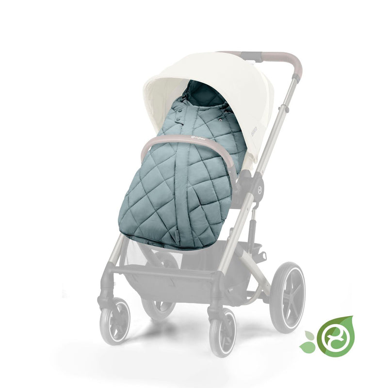 Kinderwagenfusssack in Hellblau von Cybex in Kinderwagen.