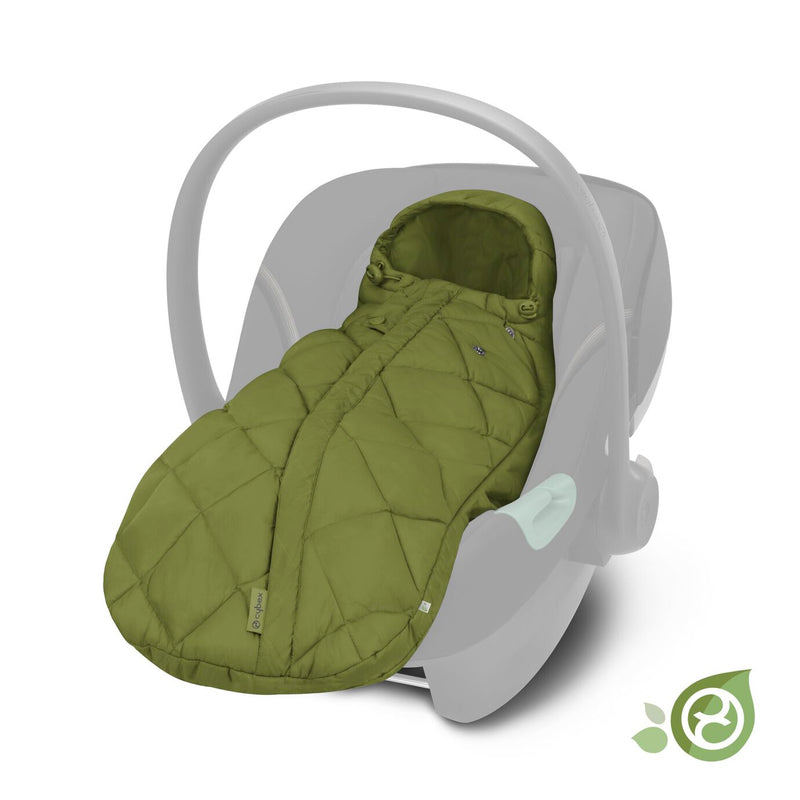 Snogga 2 Mini Nature Green in Babyschale