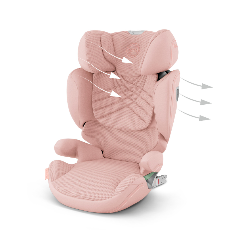 Cybex  Solution T i-Fix  Plus Peach Pink - Online MY SNOWFLAKE