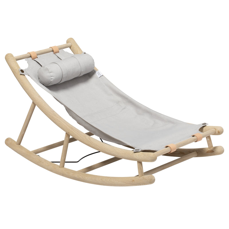 Oliver Furniture  Wood Baby- und Kleinkindwippe  Eiche/Grau