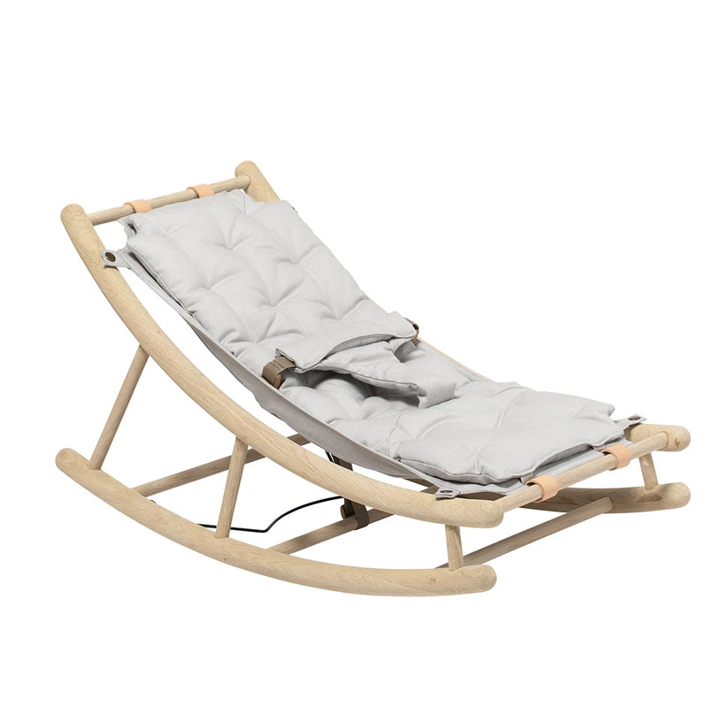 Oliver Furniture  Wood Baby- und Kleinkindwippe  Eiche/Grau