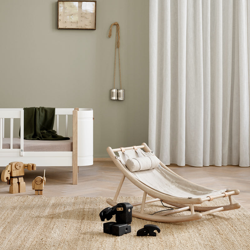 Ausstellungsstück Oliver Furniture  Wood Baby- und Kleinkindwippe  Eiche/Natur - Online MY SNOWFLAKE