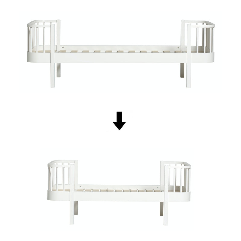 Oliver Furniture Conversion Kit Wood Single Bed to Junior Bed